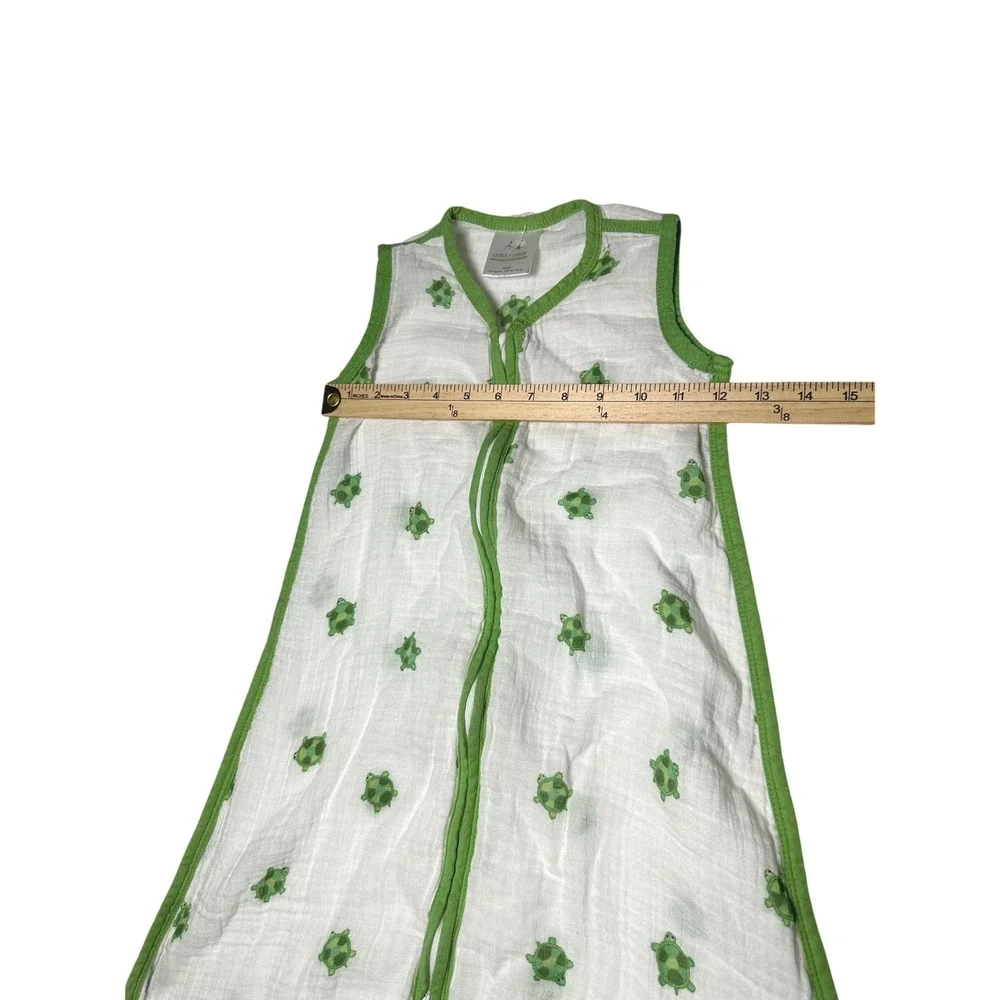 aden + anais Classic Muslin Sleep Sack Turtle Print 0-6M Small Wearable Blanket